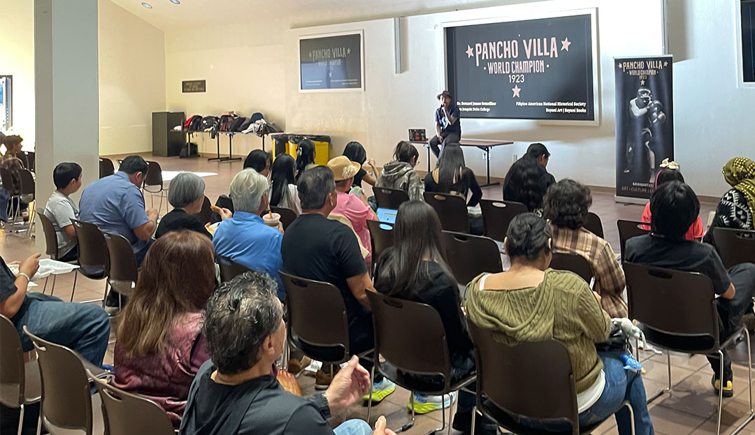 Book Talk & Boxing Workshop: Pancho Villa World Champion 1923 Delta College Stockton, California